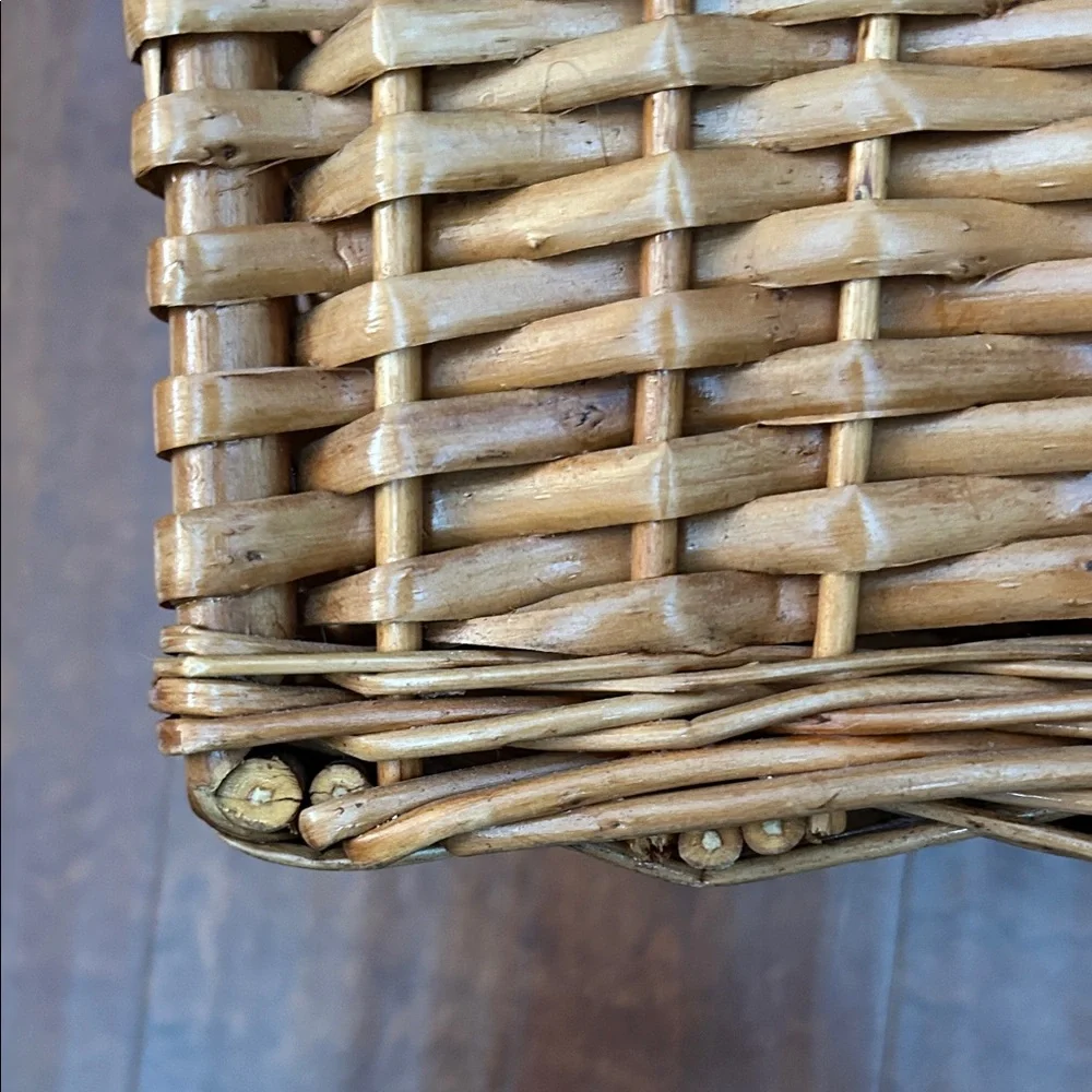 Vintage Rustic Woven Wine Basket with Handle, Super Versatile, Made in Portugal